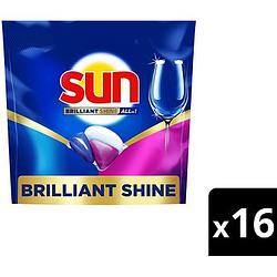 Foto van Sun brilliant shine all in 1 vaatwascapsules 16 stuks 240g bij jumbo