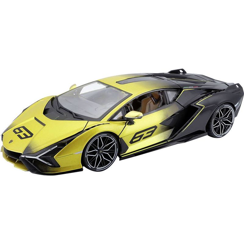 Foto van Bburago lamborghini sian fkp 37 1:18 auto