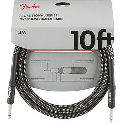 Foto van Fender professional tweed instrumentkabel 3 meter grijs