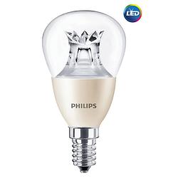 Foto van Philips led kogellamp e14 6-40w helder 2200-2700k dimtone 470lm