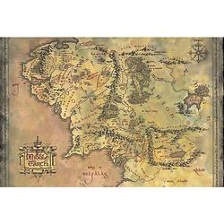 Foto van Pyramid the lord of the rings middle earth map poster 91,5x61cm