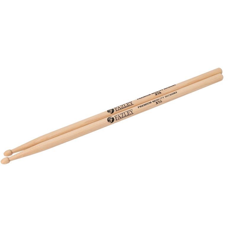 Foto van Fazley stix-x7a drumstokken met houten tip