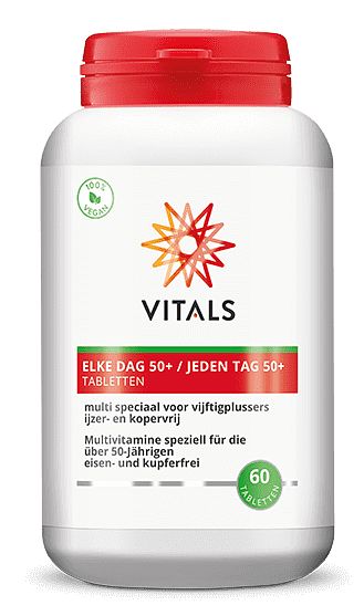 Foto van Vitals elke dag 50+ tabletten