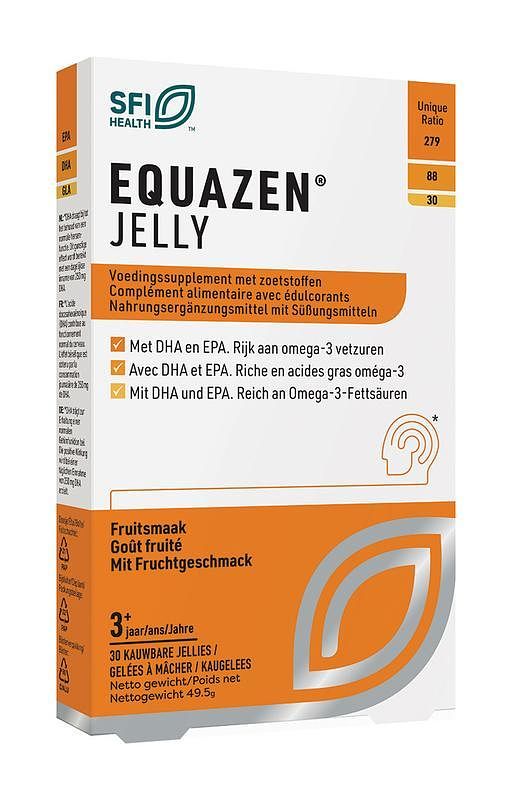 Foto van Equazen jelly omega 3 & 6 vetzuren kauwbare jellies