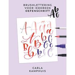 Foto van Brushlettering voor iedereen - oefenschrift abc