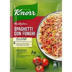 Foto van Knorr maaltijdmix spaghetti con funghi 65g bij jumbo