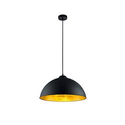 Foto van Industriële hanglamp romino ii - metaal - zwart