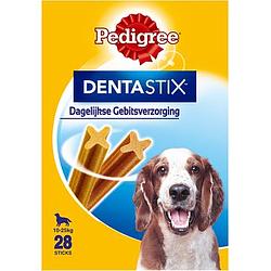 Foto van Pedigree dentastix medium kauwstaaf gebitsverzorgende hondensnack 28 stuks bij jumbo
