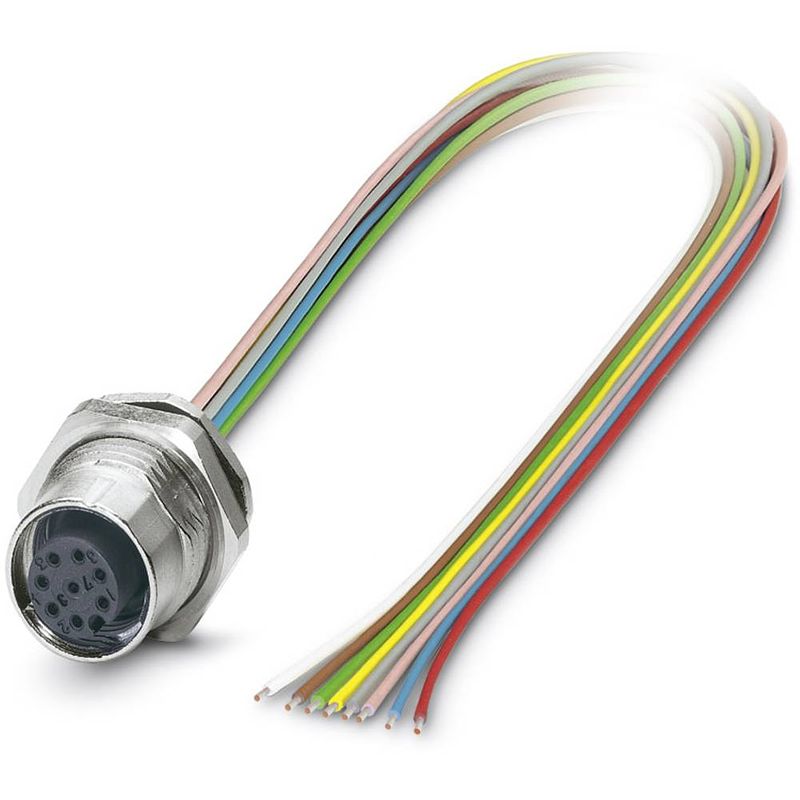 Foto van Phoenix contact 1542732 sensor/actuator steekconnector m12 aantal polen: 8 bus, inbouw 0.50 m 1 stuk(s)