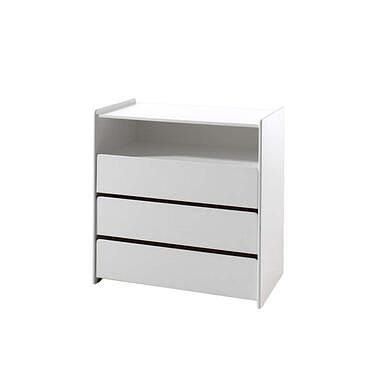 Foto van Vipack commode kiddy - wit - 92x90x47 cm - leen bakker