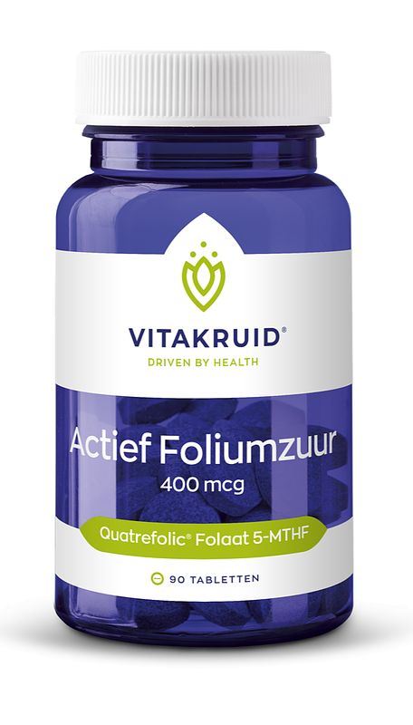 Foto van Vitakruid actief foliumzuur 400mcg