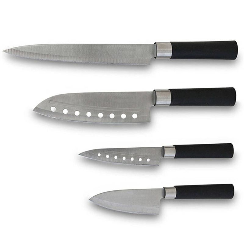 Foto van Messen set cecotec santoku roestvrij staal (4 pcs) (4 pcs)