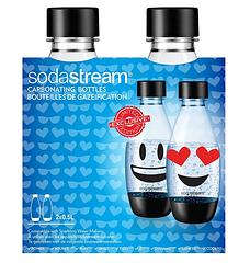 Foto van Sodastream duopack 0,5l herbruikbare fles emoji waterkan zwart