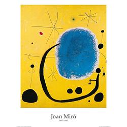 Foto van Joan miro - l'soro dell'sazzurro kunstdruk 60x80cm