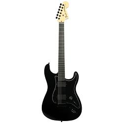 Foto van Fender jim root stratocaster flat black eb