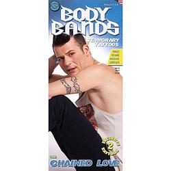 Foto van Tinsley neptatoeage body bands chained love polyester