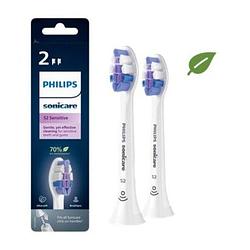 Foto van Philips tandenborstelset / s2 sensitive, 2 stuks / sonicare mondverzorging accessoire