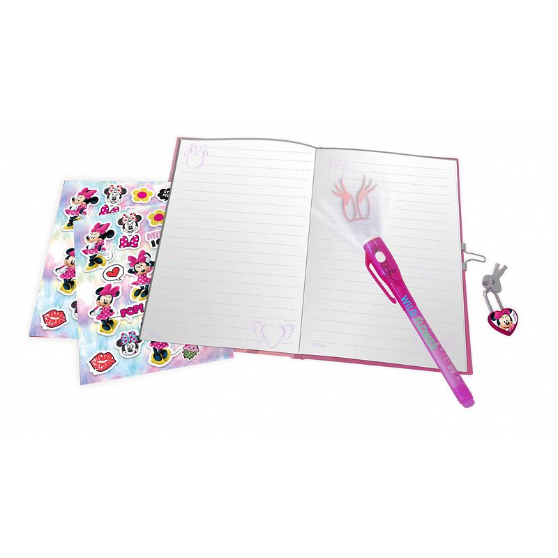 Foto van Disney notitieboek magisch minnie mouse a5 papier roze 5-delig