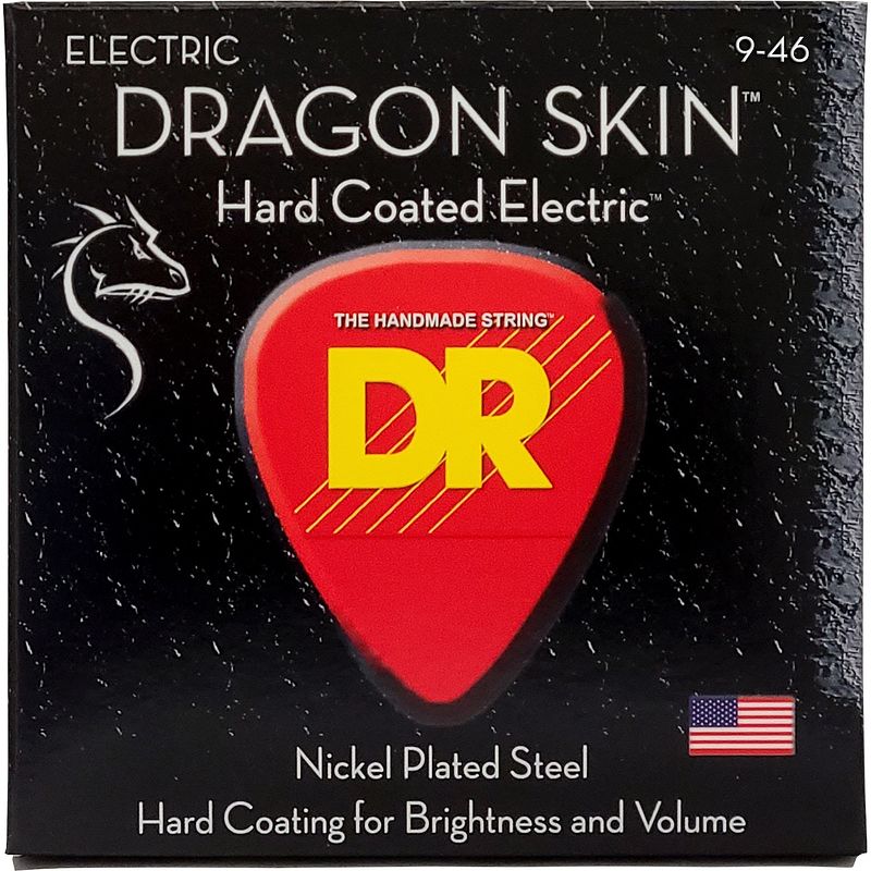 Foto van Dr strings dse-9/46 dragon skin light to medium 9-46 elektrische gitaarsnaren