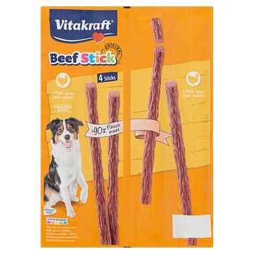 Foto van Vitakraft original beef stick + turkey 4 stuks 48g bij jumbo