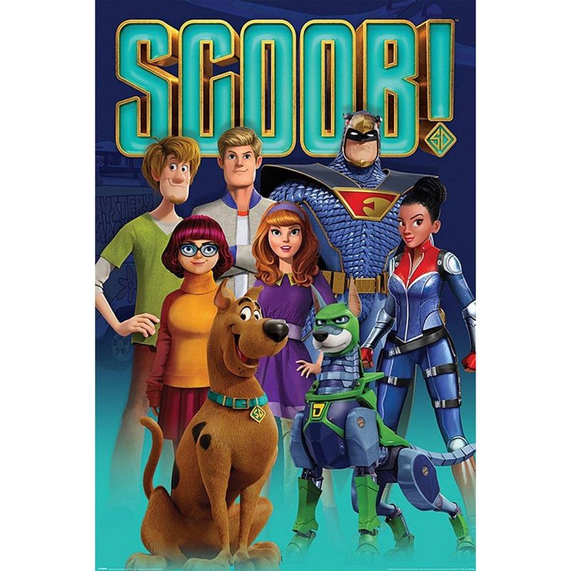 Foto van Pyramid scoob! scooby gang and falcon force poster 61x91,5cm