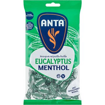 Foto van Anta flu verzorgende keelpastillespastilles eucalyptus menthol 275g bij jumbo