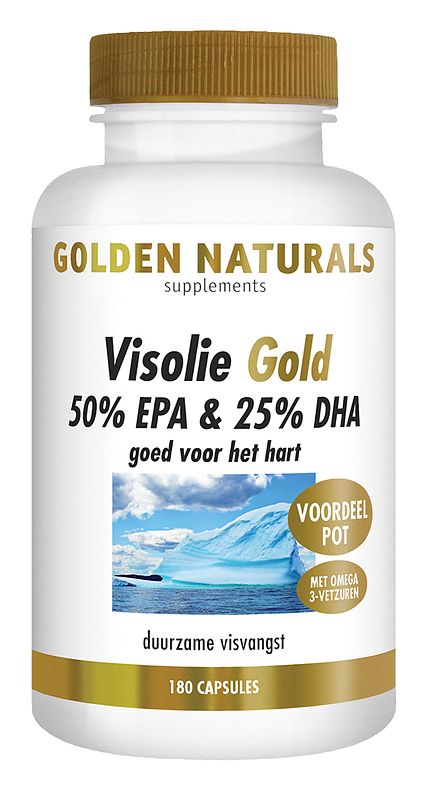 Foto van Golden naturals visolie 50% epa & 25% dha capsules