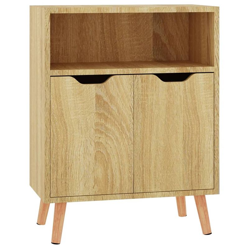 Foto van Vidaxl dressoir 60x30x72 cm spaanplaat sonoma eikenkleurig