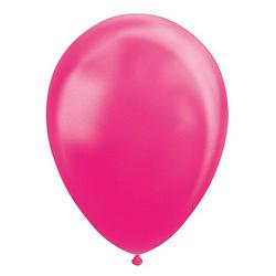 Foto van Globos ballonnen parel 30 cm latex roze 10 stuks
