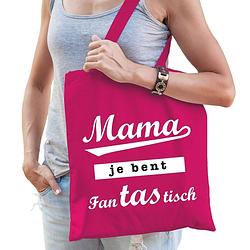 Foto van Mama je bent fantastisch cadeau tas roze katoen - feest boodschappentassen