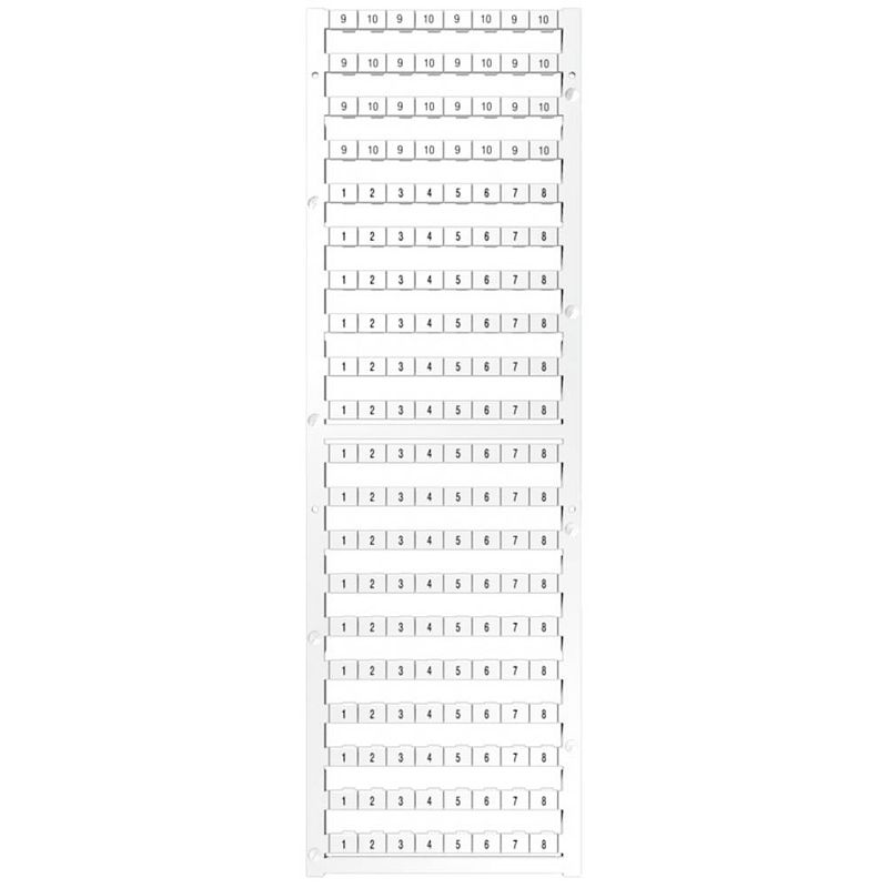 Foto van Weidmüller dek 5/8 plus fsz 1-10 2748020000 wit 800 stuk(s)