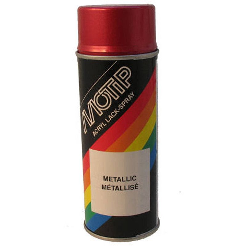 Foto van Spuitbus motip 400ml - metallic rood