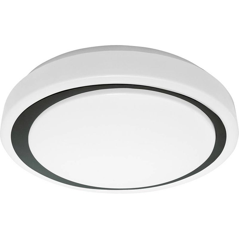 Foto van Ledvance 4058075486362 smart+ tunable white moon 380 bk led-plafondlamp 24 w wit, zwart