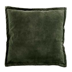 Foto van Unique living - kussen basics - 45x45cm - wintergroen