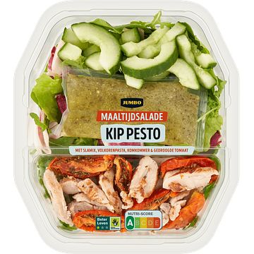 Foto van Jumbo maaltijdsalade kip pesto 400g