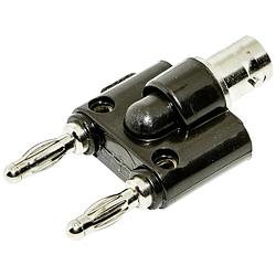 Foto van Mueller electric bu-p1269 banaanstekker stift-ø: 4 mm zwart 1 stuk(s)