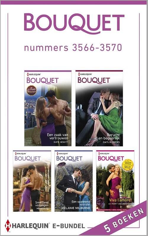 Foto van Bouquet e-bundel nummers 3566-3570 (5-in-1) - caitlin crews - ebook (9789402506112)