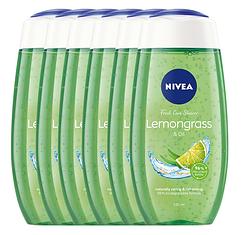 Foto van Nivea lemongrass & oil douchegel voordeelverpakking