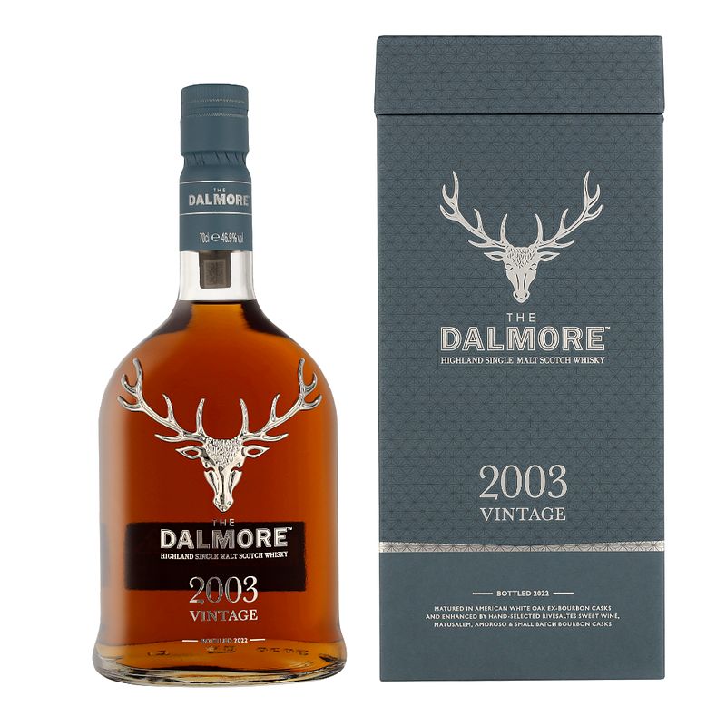 Foto van The dalmore 2003 vintage 70cl whisky + giftbox