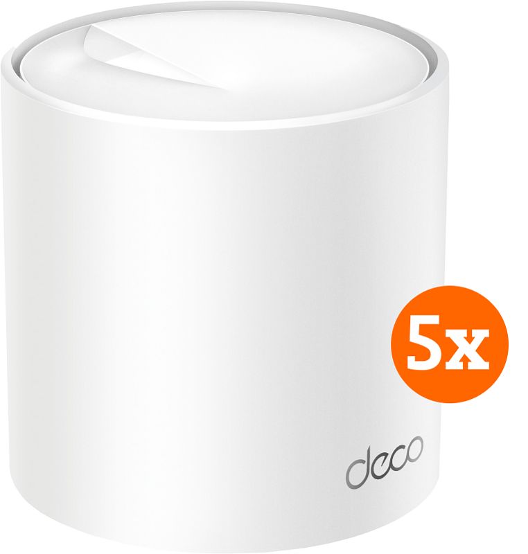 Foto van Tp-link deco x50 mesh wifi 6 (5-pack) - 2022