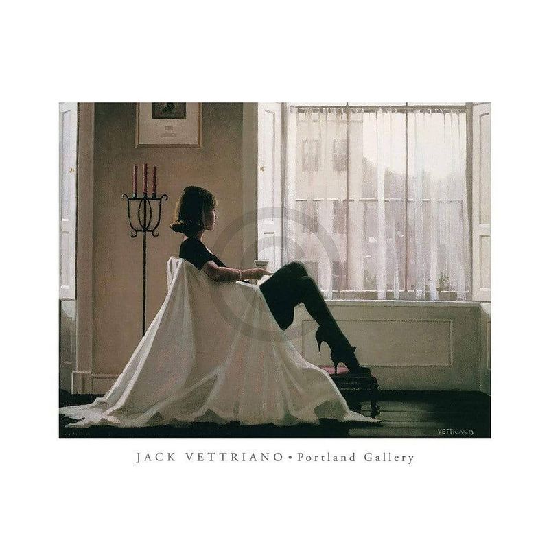 Foto van Jack vettriano - in thoughts of you kunstdruk 80x60cm