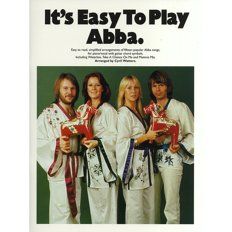 Foto van Musicsales it'ss easy to play abba voor piano