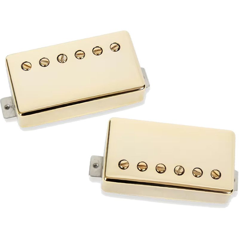 Foto van Seymour duncan slash 2.0 signature pickup set gold cover gitaarelementen (set van 2)