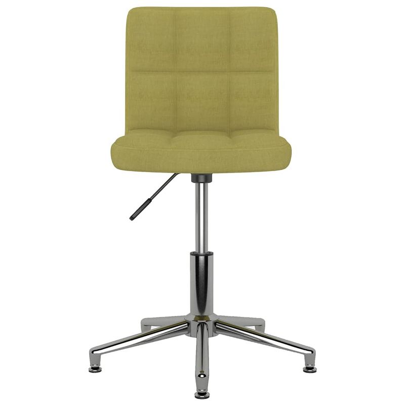 Foto van The living store eetstoelen - groen - 40 x 47 x (74.5-88.5) cm - fluweel