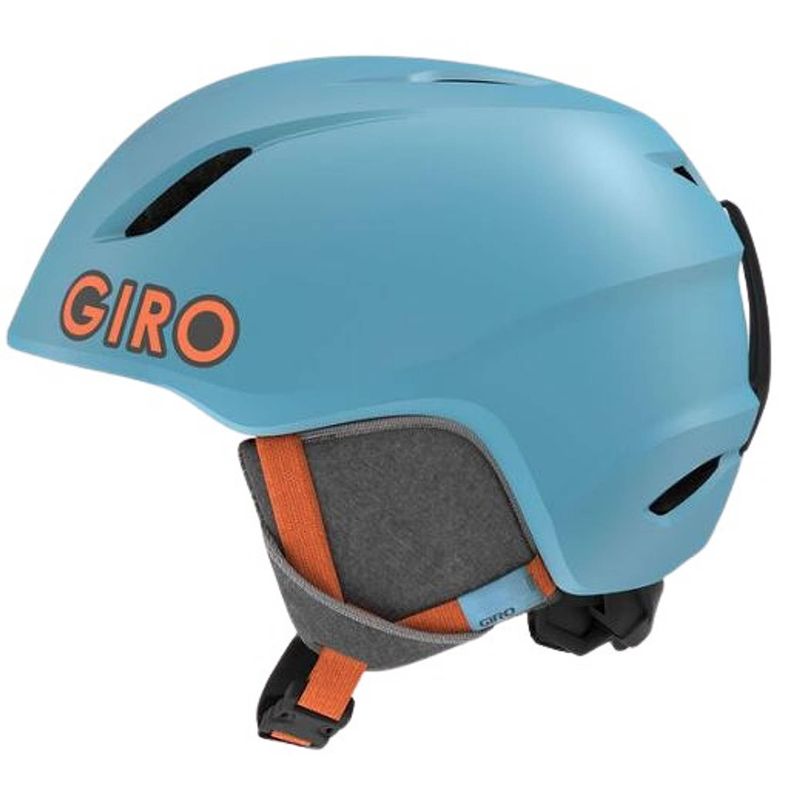 Foto van Giro skihelm launch junior blauw/oranje