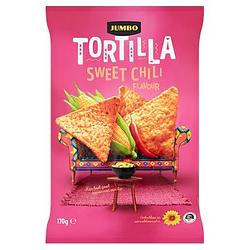 Foto van Jumbo tortilla sweet chili chips 170g