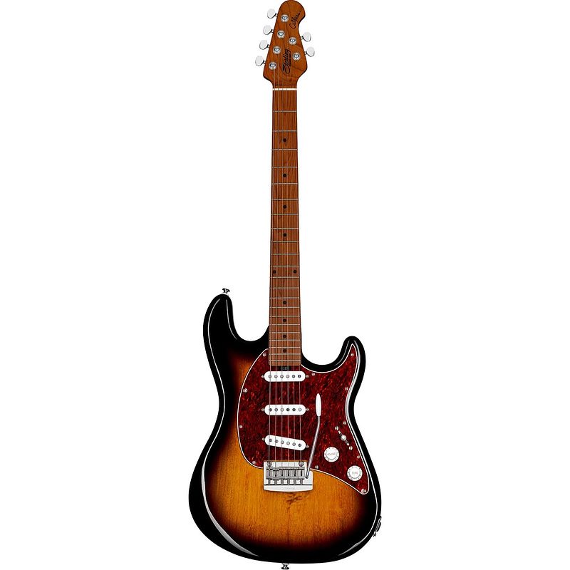 Foto van Sterling by music man cutlass ct50 sss vintage sunburst elektrische gitaar