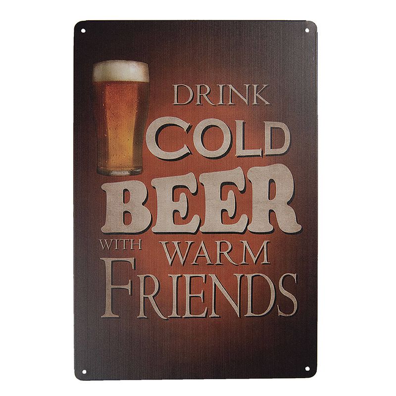 Foto van Clayre & eef tekstbord 20*30 cm meerkleurig metaal wandbord quote bord