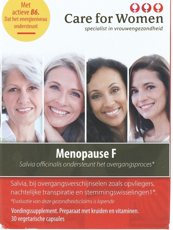 Foto van Care for women menopauze f capsules