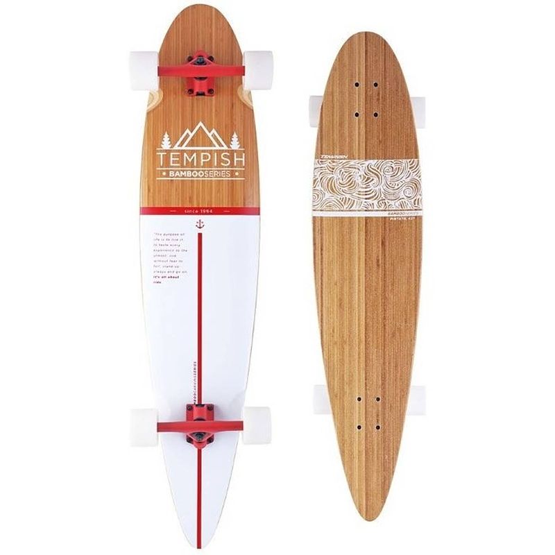 Foto van Tempish longboard flow 109 x 23 cm blank/wit